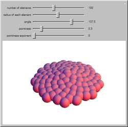 Phyllotaxis Spirals in 3D