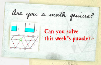 Season 5: Are You a math genius? Can you solve this weeks puzzle?