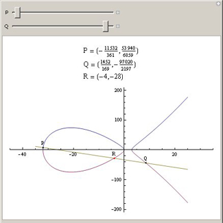 Rational Points on an Elliptic Curve